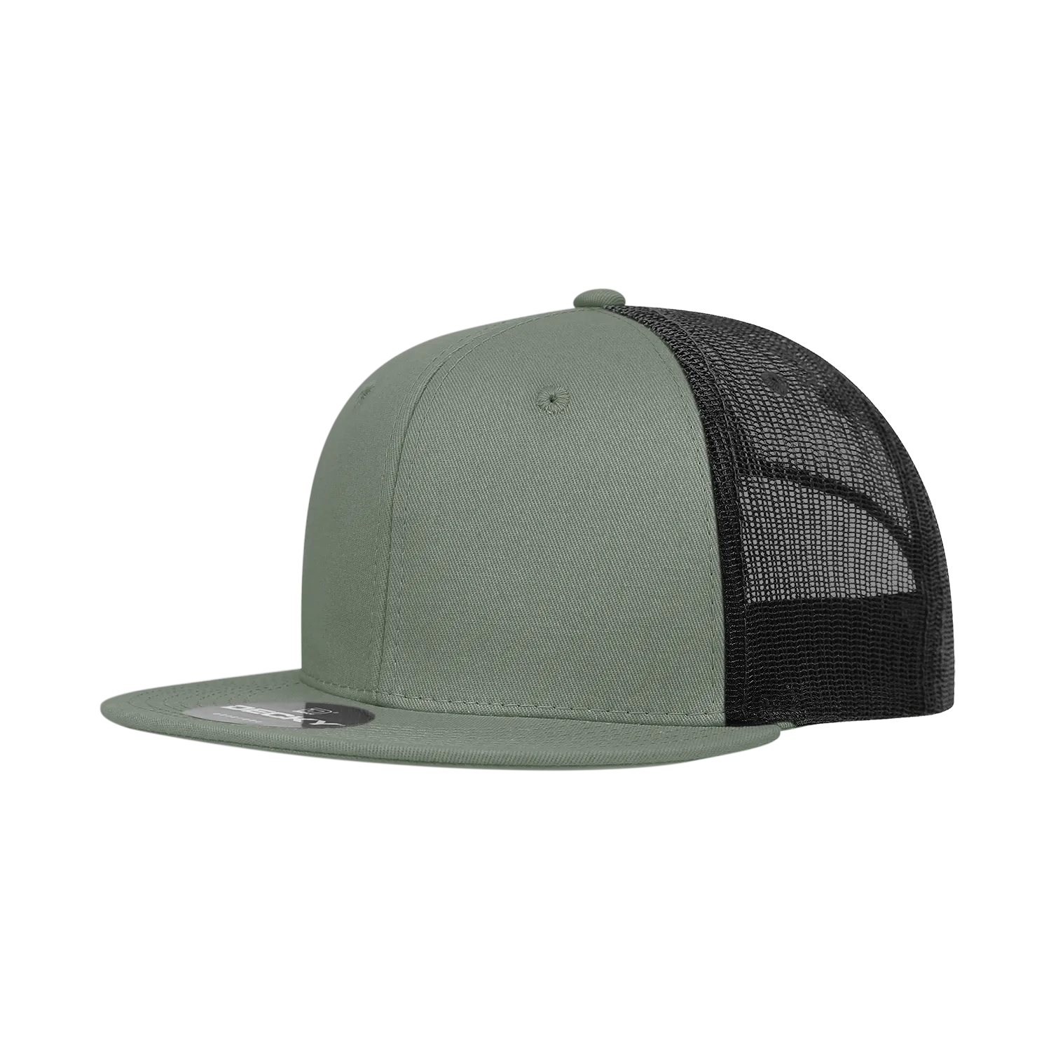 Decky 6033 6 Panel High Profile Structured Cotton Blend Trucker