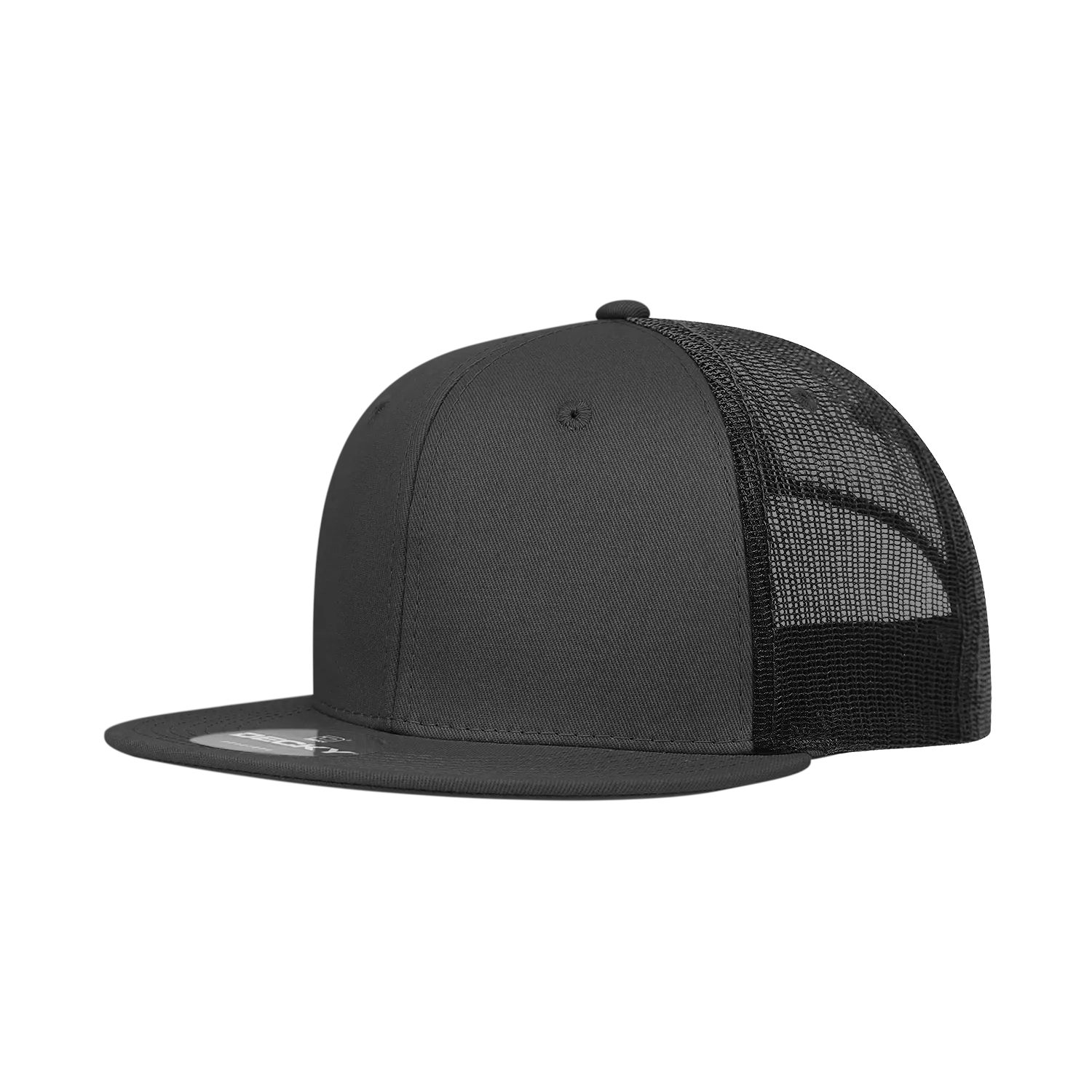 Decky 6033 6 Panel High Profile Structured Cotton Blend Trucker