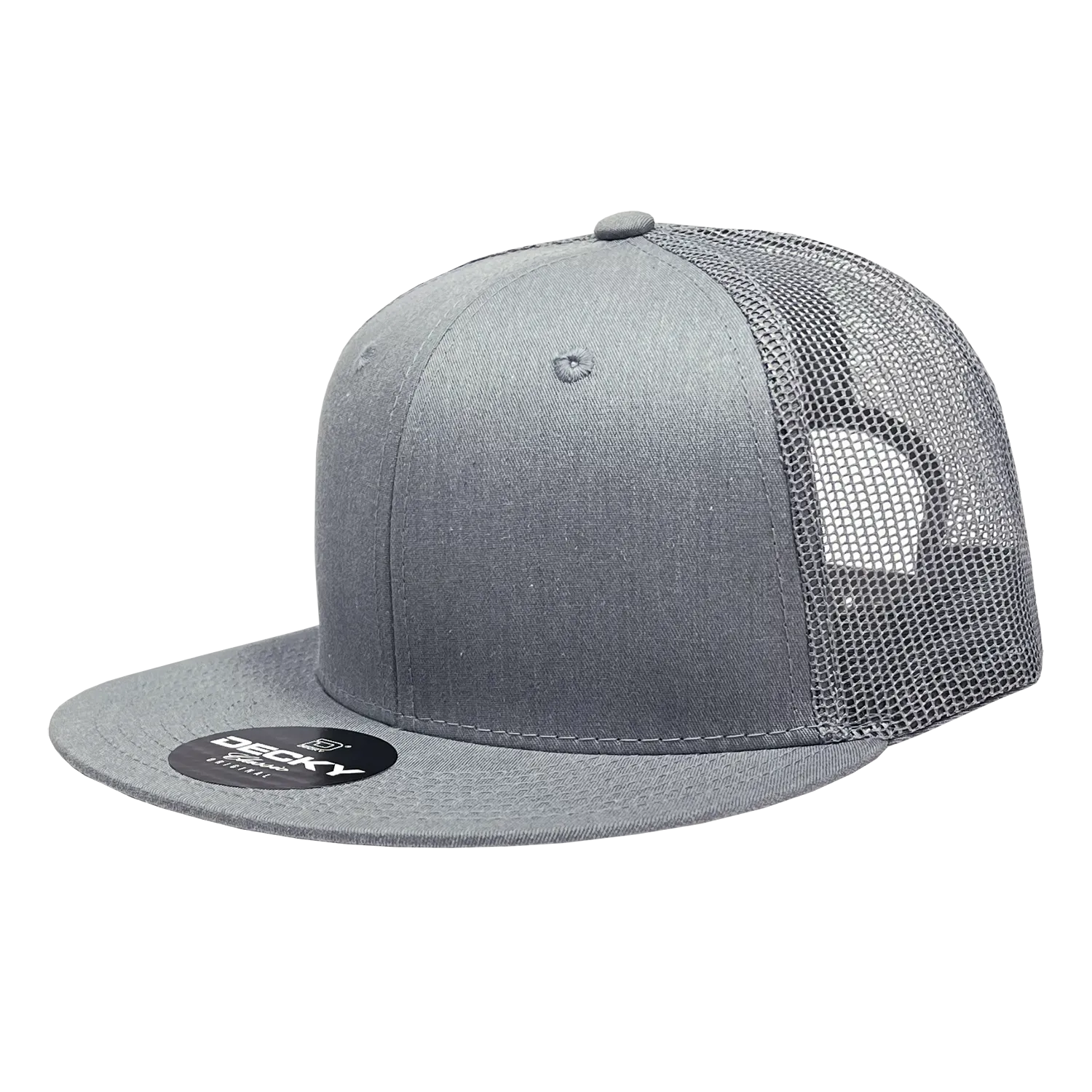 Decky 6033 6 Panel High Profile Structured Cotton Blend Trucker