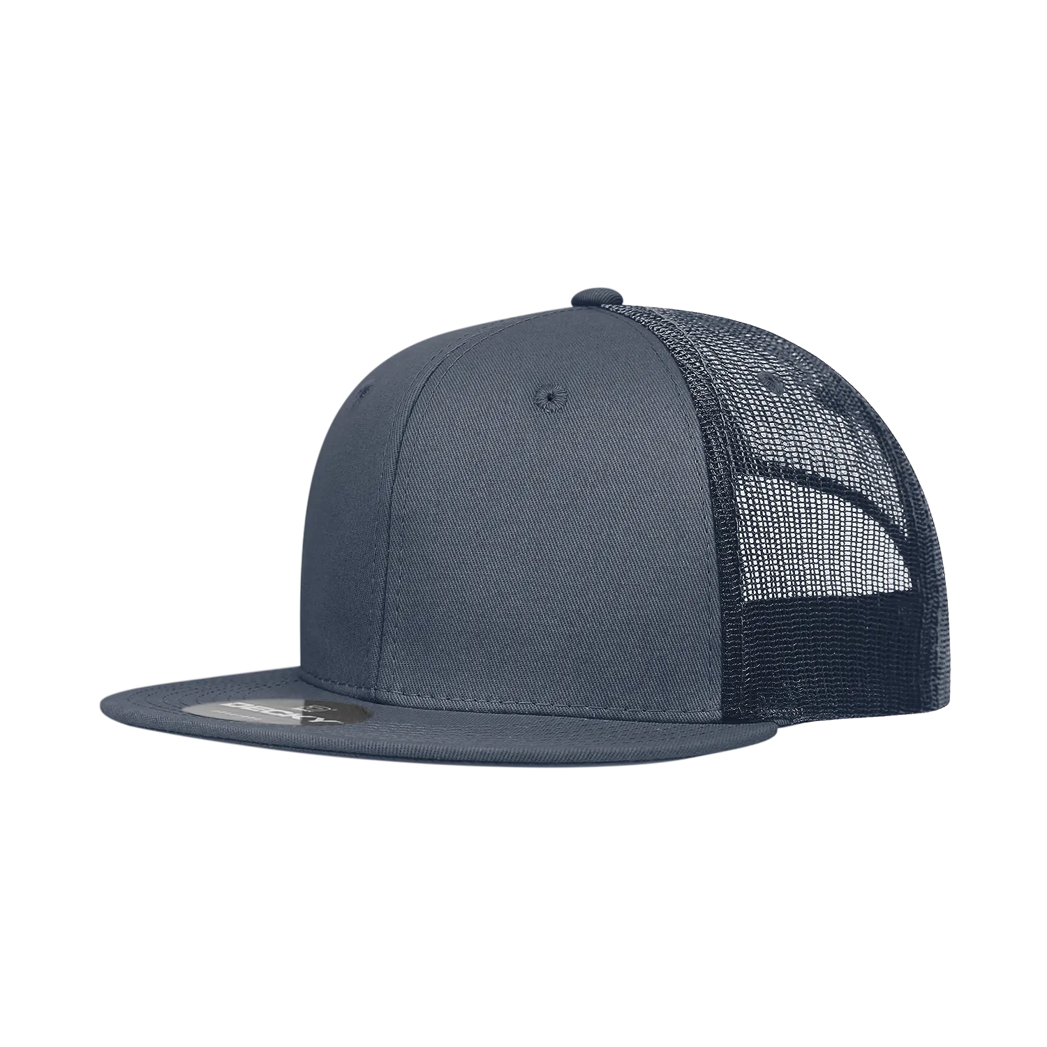 Decky 6033 6 Panel High Profile Structured Cotton Blend Trucker