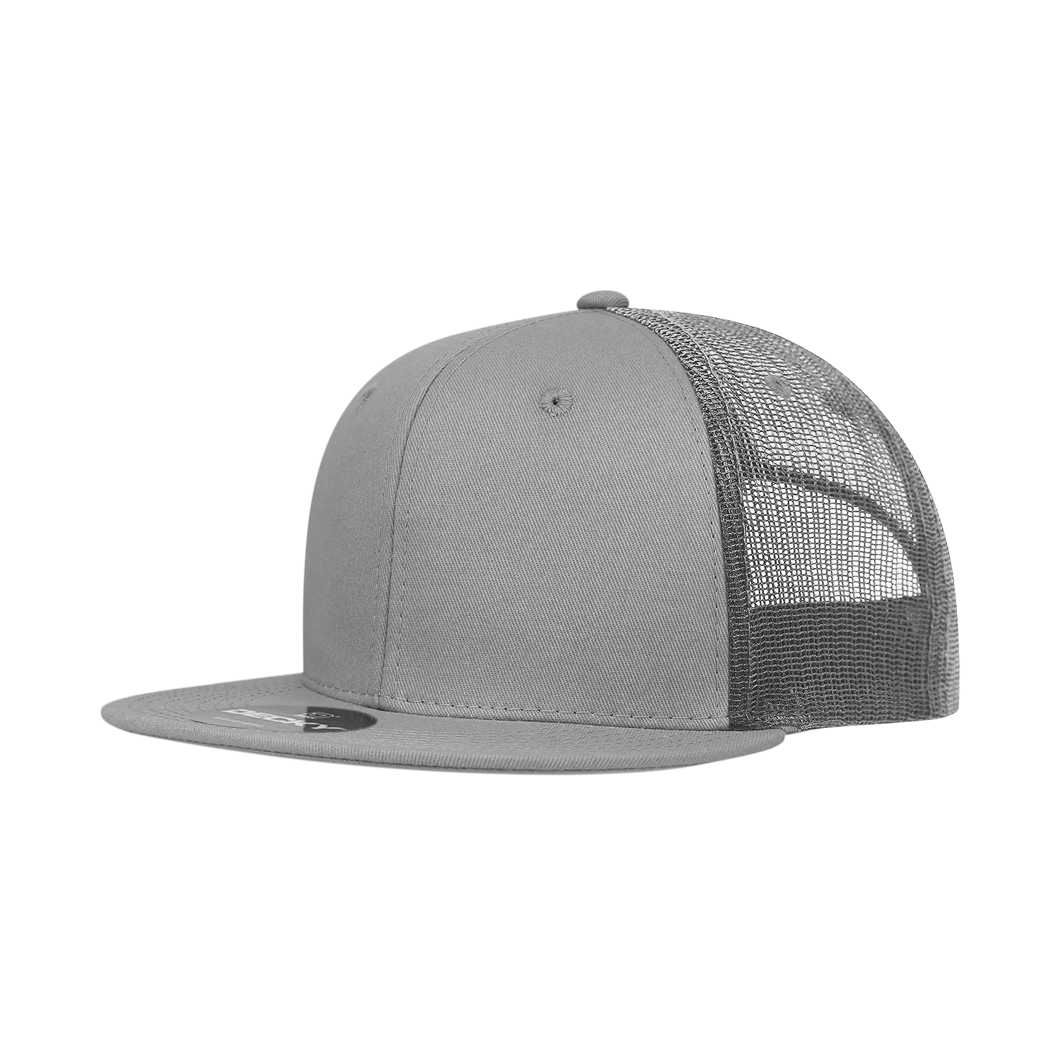 Decky 6033 6 Panel High Profile Structured Cotton Blend Trucker