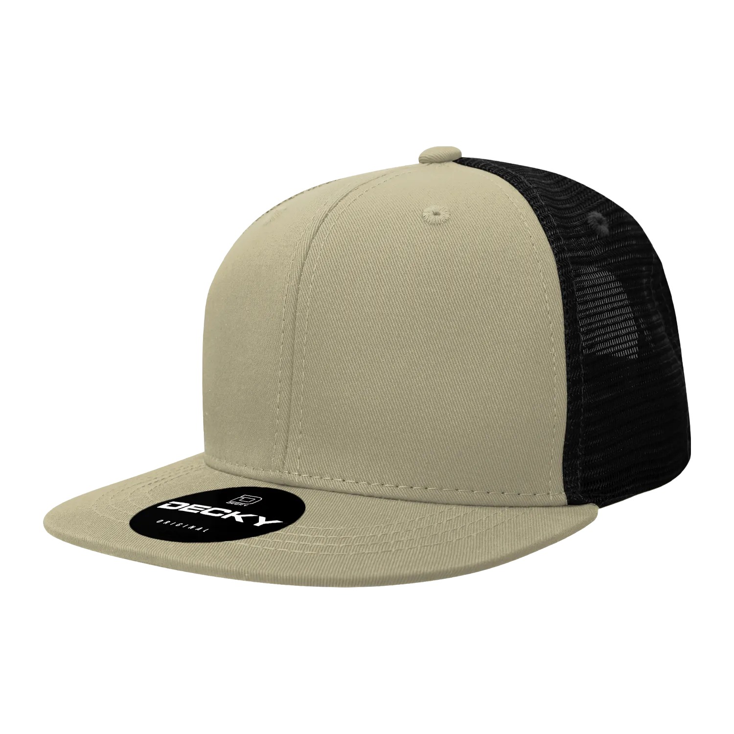 Decky 6033 6 Panel High Profile Structured Cotton Blend Trucker