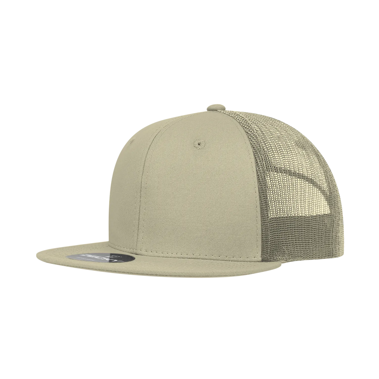 Decky 6033 6 Panel High Profile Structured Cotton Blend Trucker