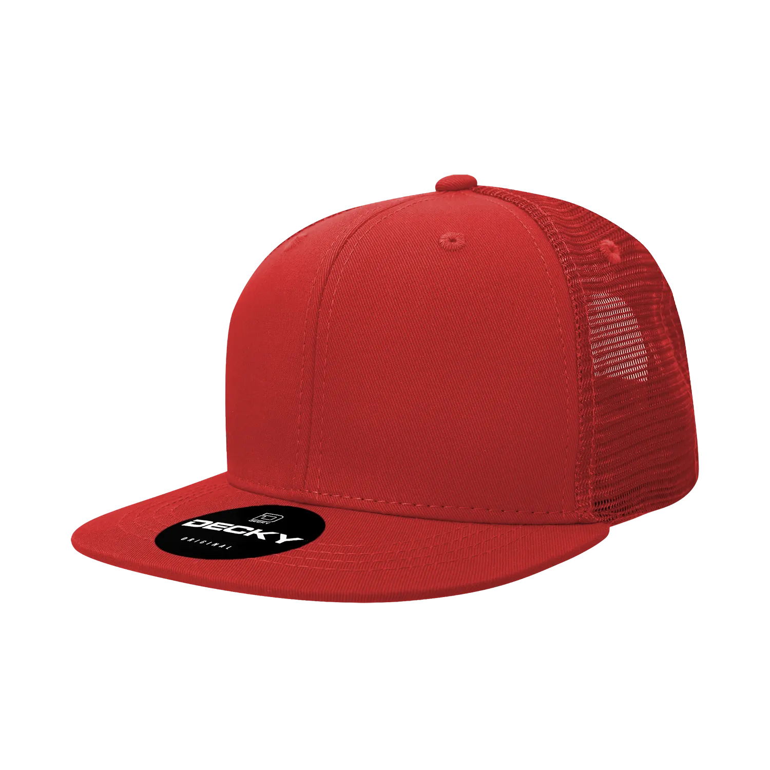 Decky 6033 6 Panel High Profile Structured Cotton Blend Trucker