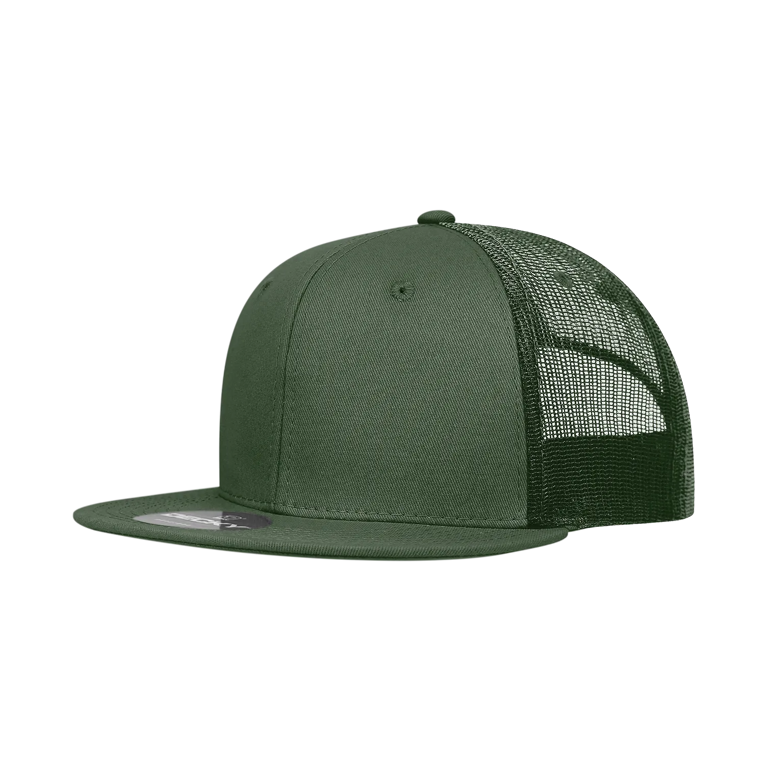 Decky 6033 6 Panel High Profile Structured Cotton Blend Trucker