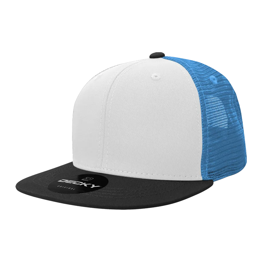 Decky 6033 6 Panel High Profile Structured Cotton Blend Trucker