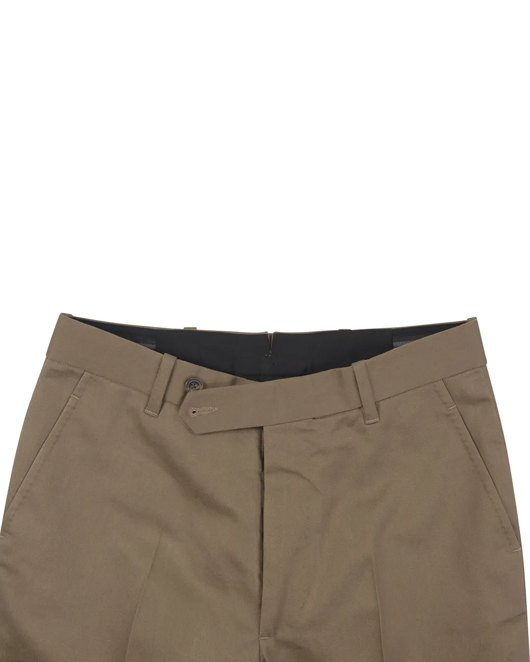 Drab Brown Twill Chino