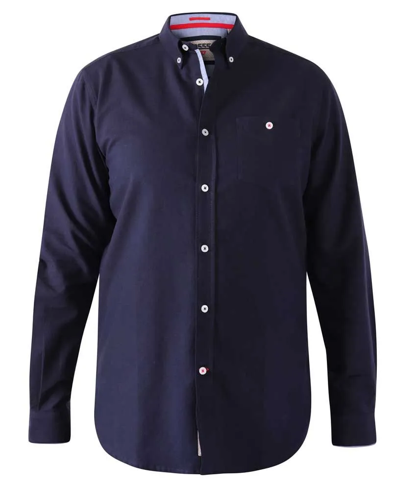 Duke X-Tall Colchester Oxford Navy Shirt Navy
