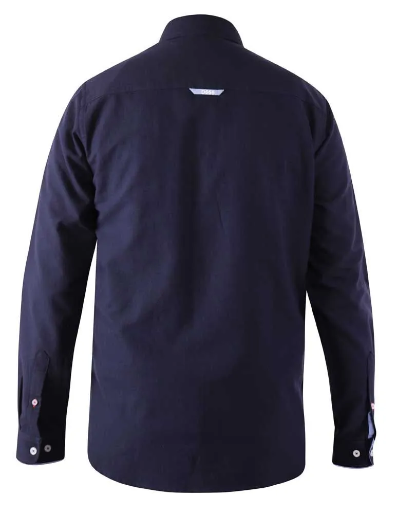Duke X-Tall Colchester Oxford Navy Shirt Navy
