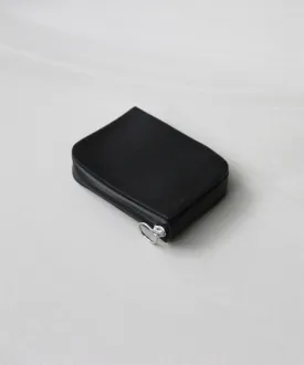 ED ROBERT JUDSON WATER REPELLENT L-ZIP PURSE "BLACK"
