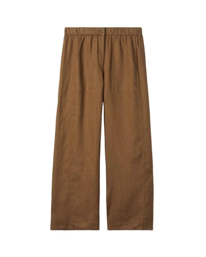Eileen Fisher Linen Wide Trouser Pant
