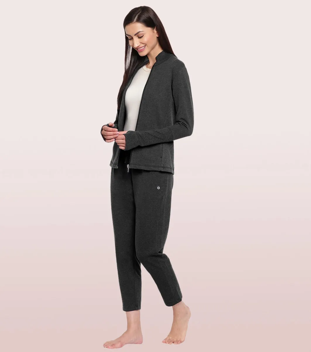 Essentials Slim Fit Terry Jacket