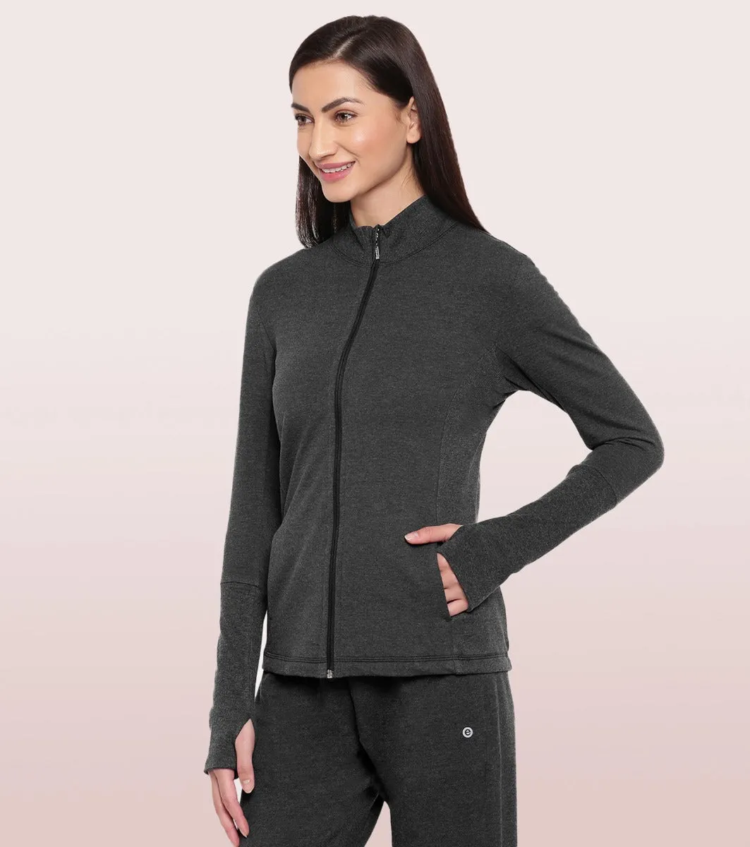 Essentials Slim Fit Terry Jacket