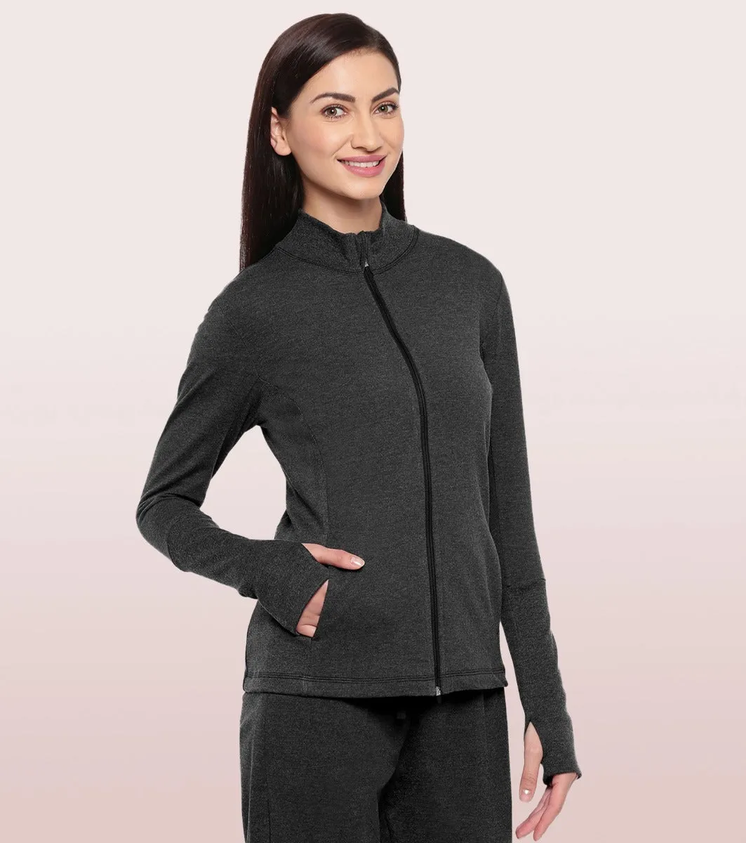 Essentials Slim Fit Terry Jacket