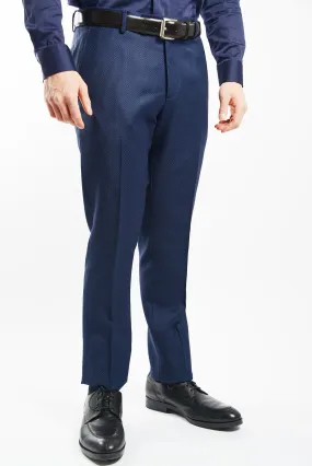 Euro Mini Grid Tuxedo Pant