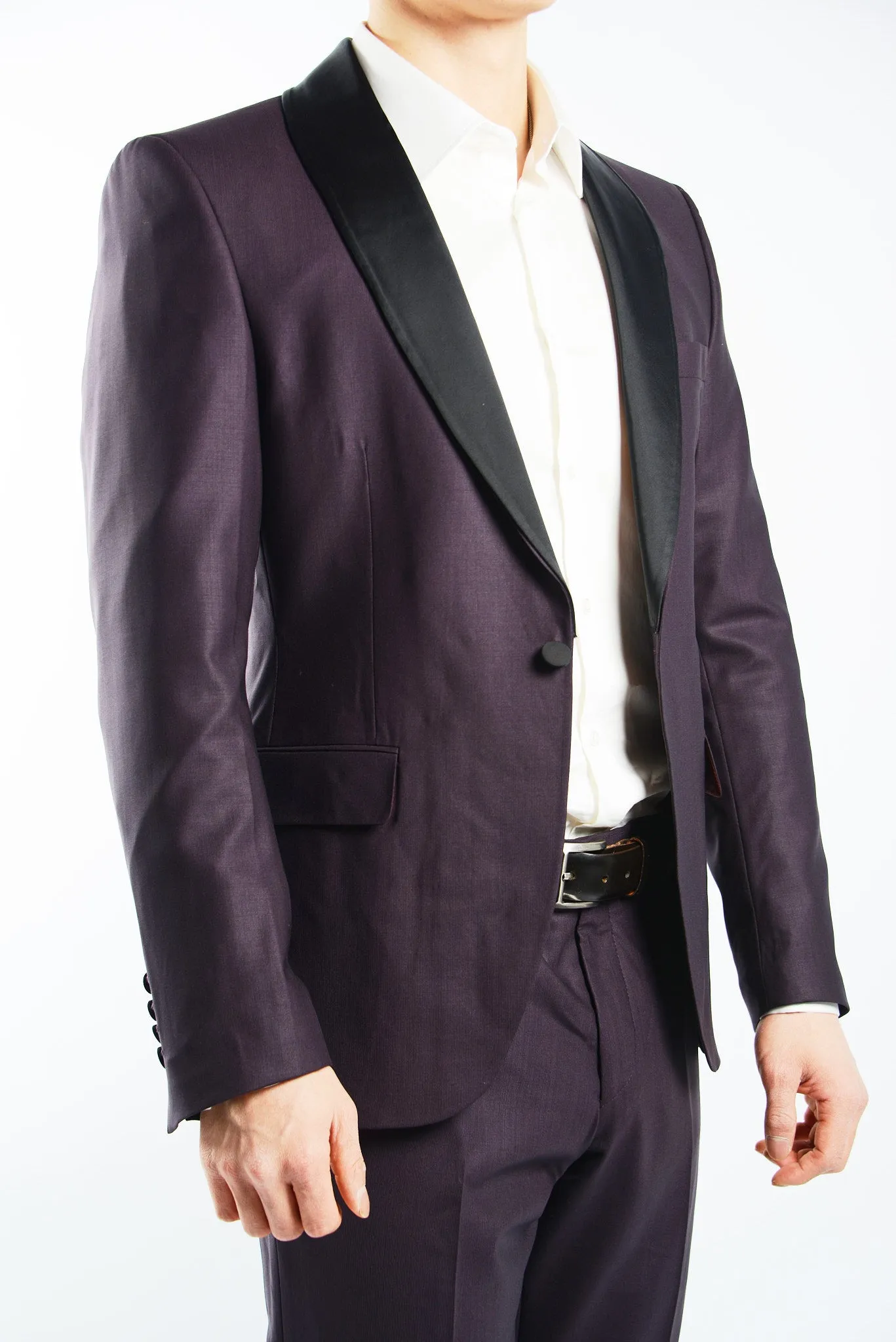 Euro Solid Tuxedo Pant