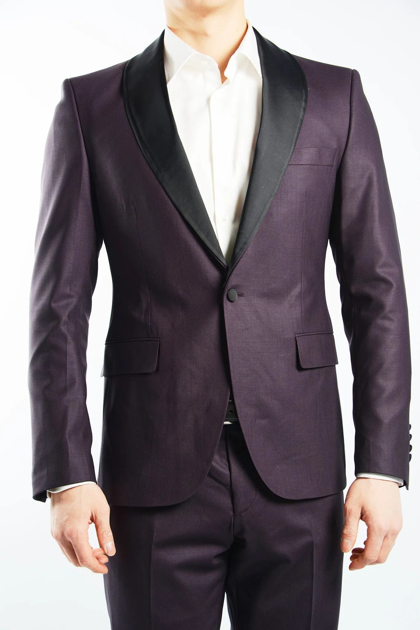 Euro Solid Tuxedo Pant