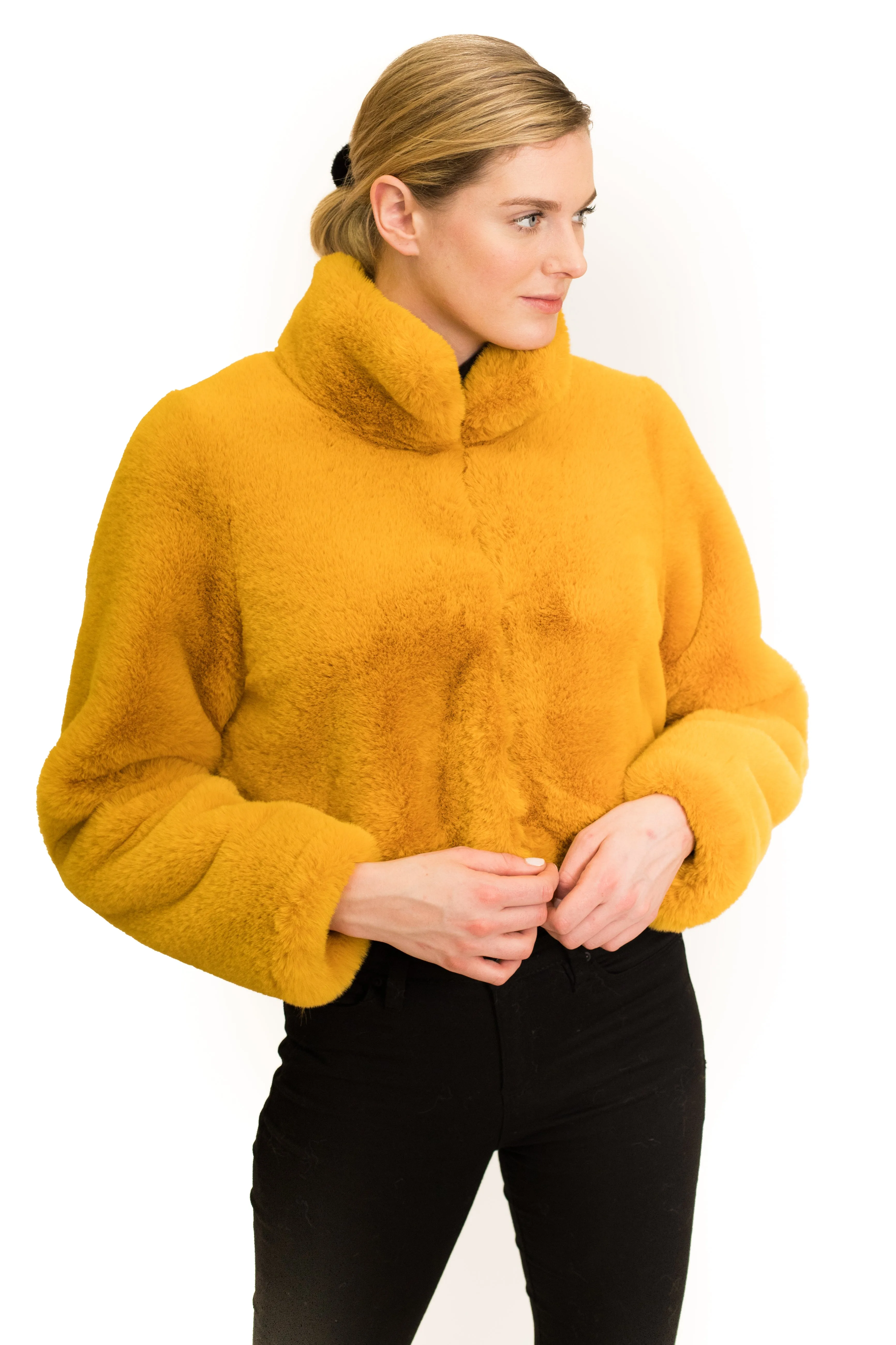 Faux Fur Short Jacket