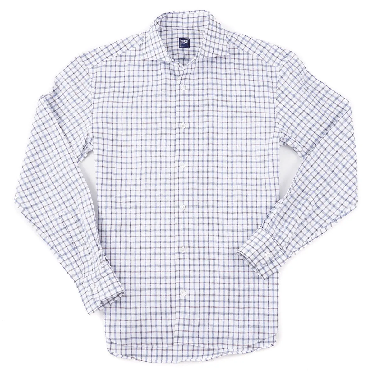 Fedeli 'Roby' Slim-Fit Linen Shirt