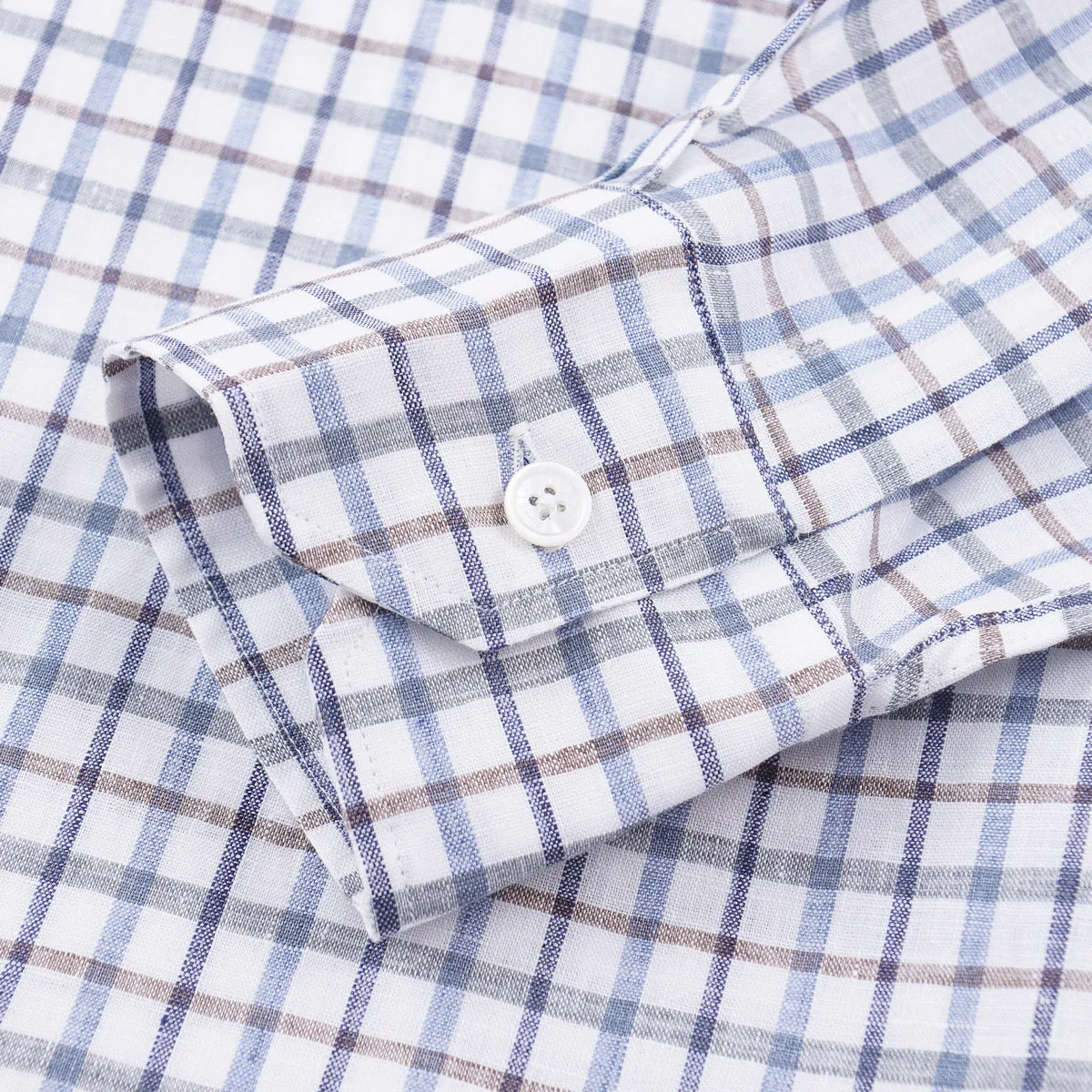 Fedeli 'Roby' Slim-Fit Linen Shirt