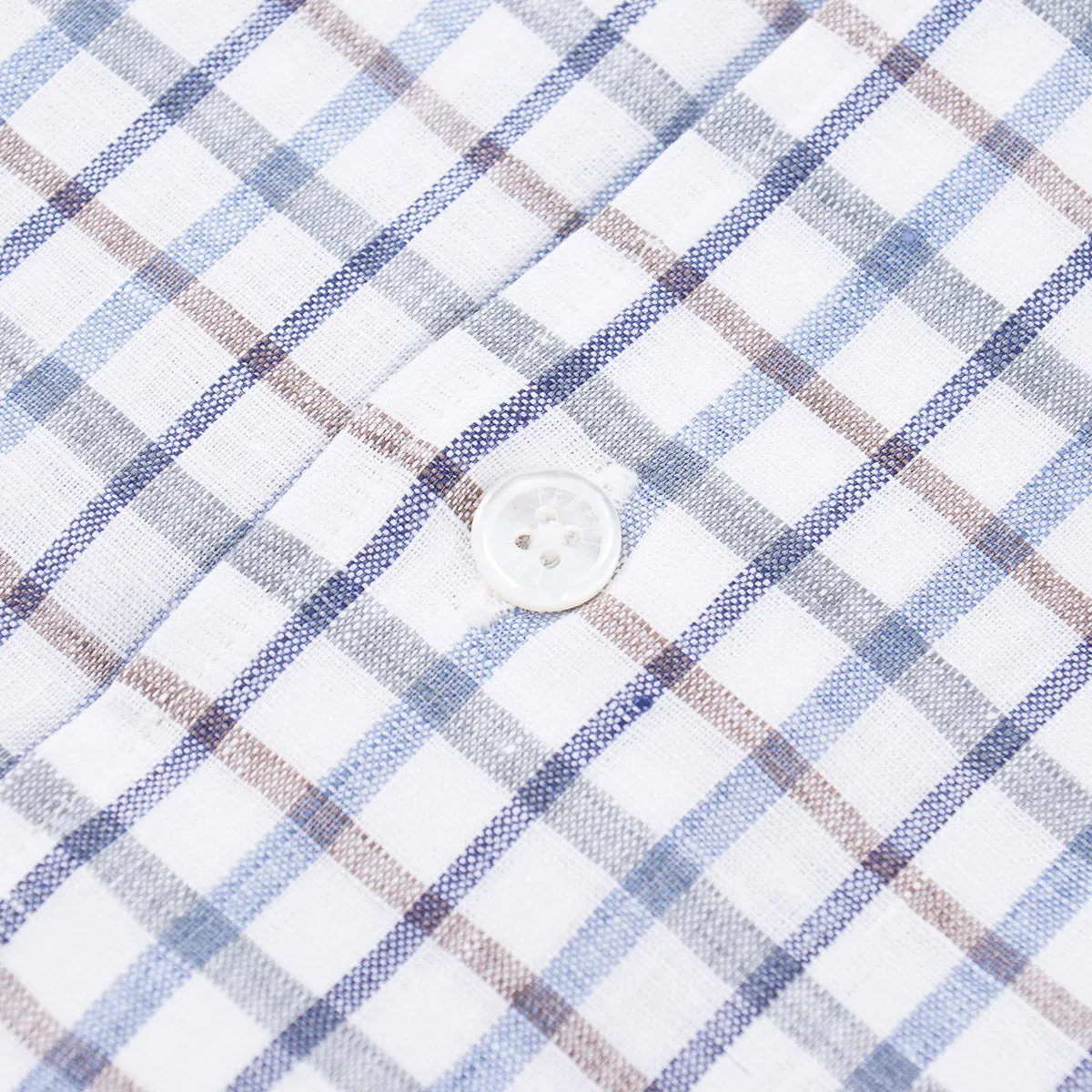 Fedeli 'Roby' Slim-Fit Linen Shirt