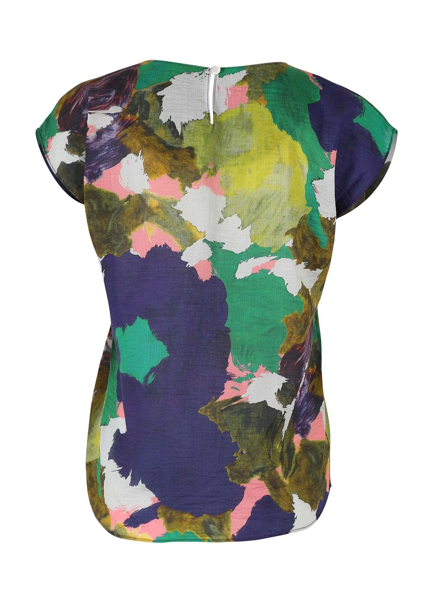Fiorella Tee Forest in Seersucker