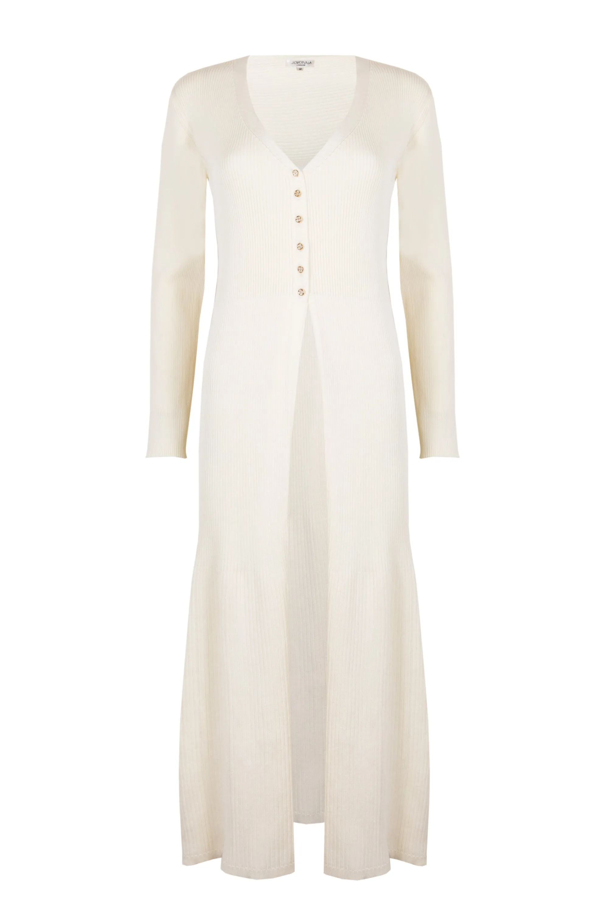 FLEUR KNITTED CARDIGAN CREAM