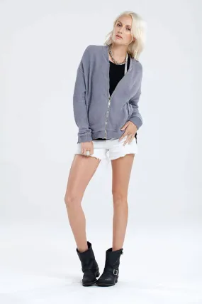 FRENCH TERRY ZIP JACKET