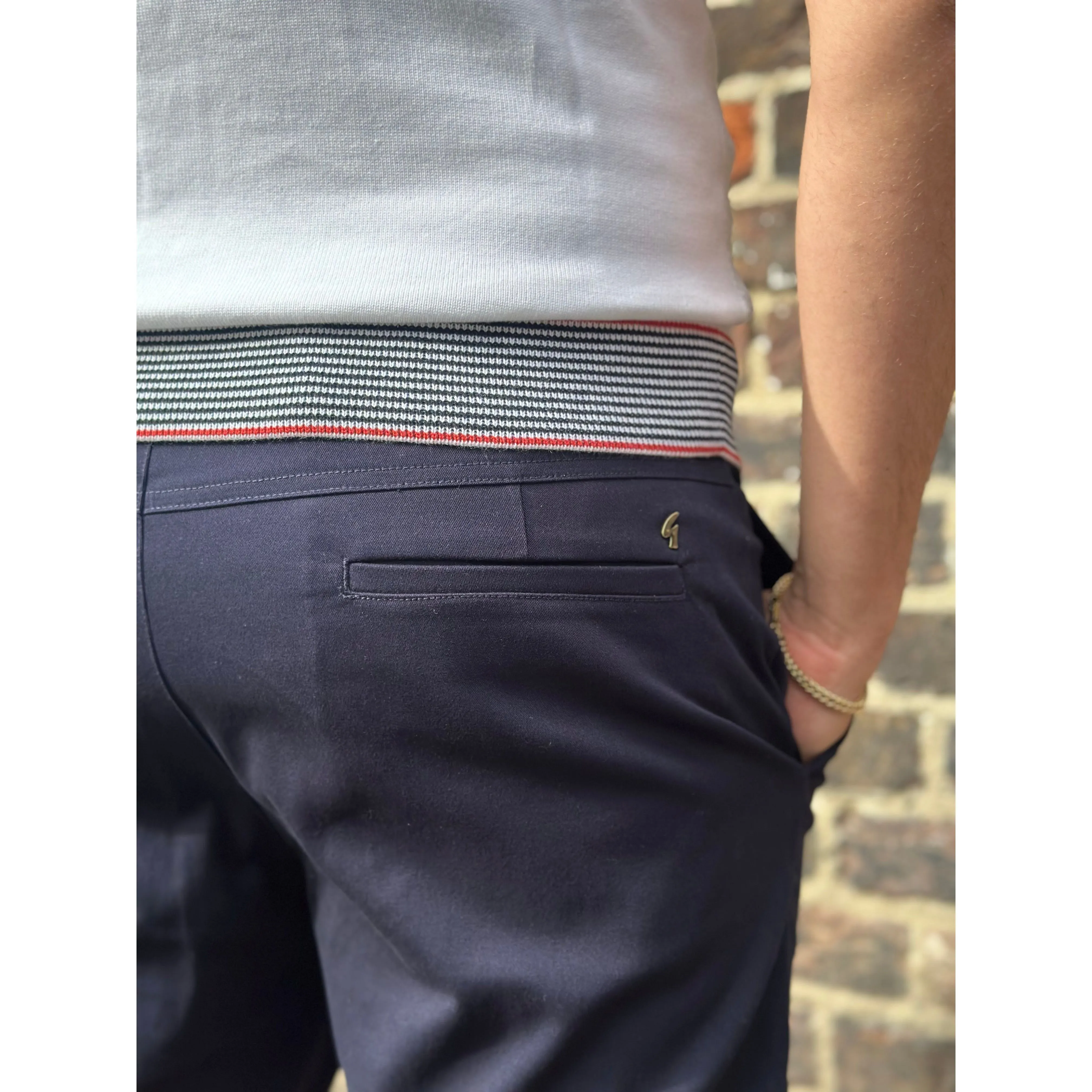 Gabicci - Cooper Cotton Twill Navy - Shorts