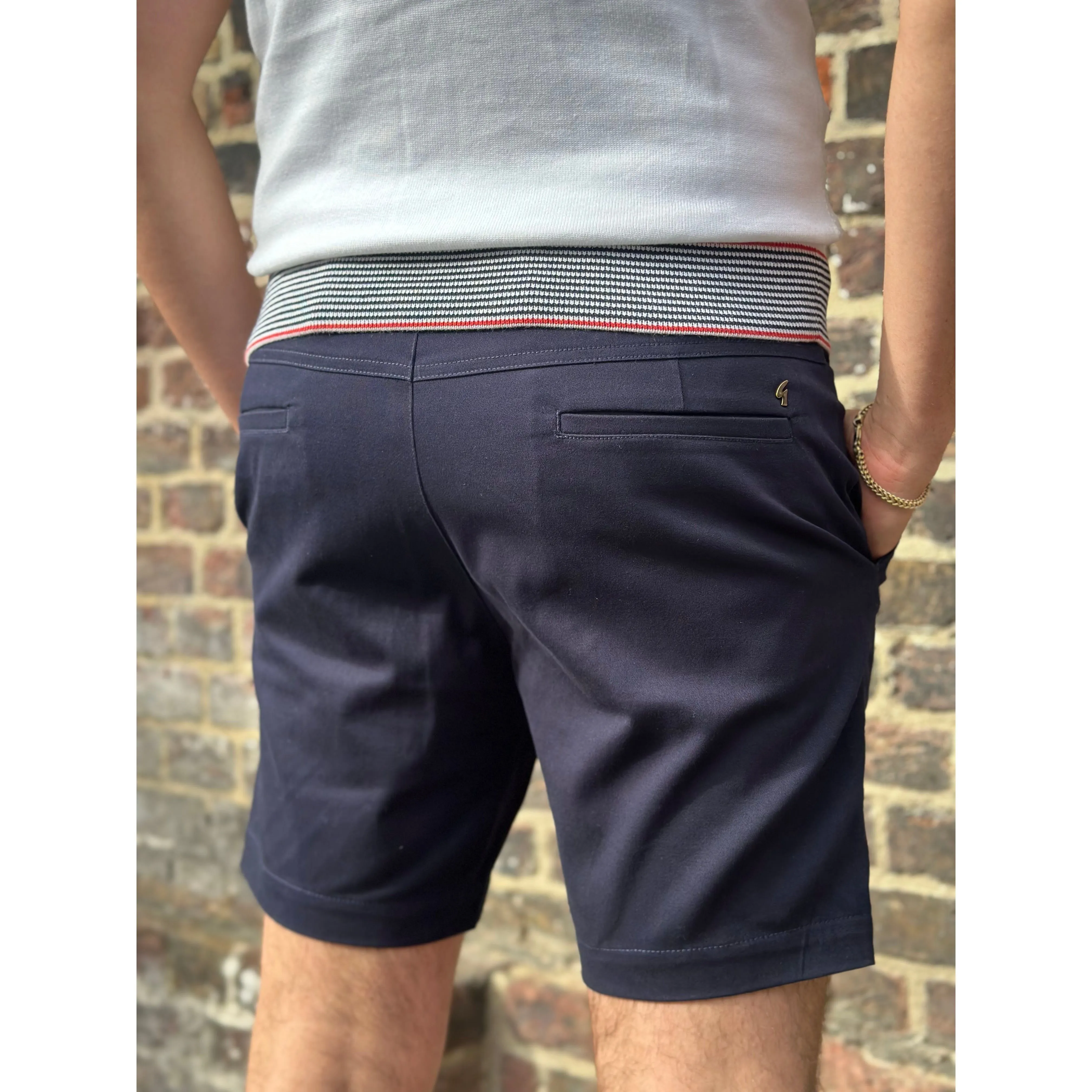 Gabicci - Cooper Cotton Twill Navy - Shorts