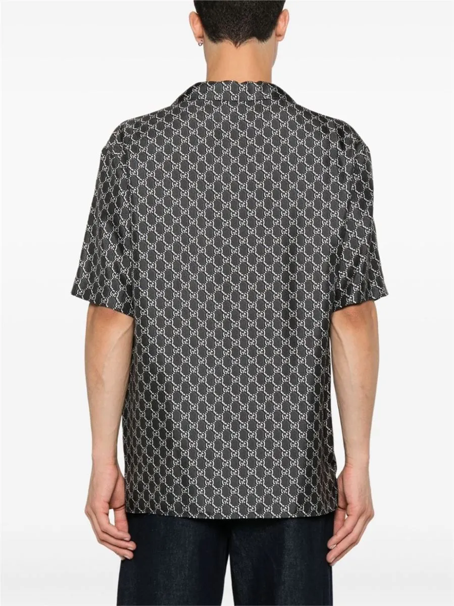 GG-PRINT SILK SHIRT