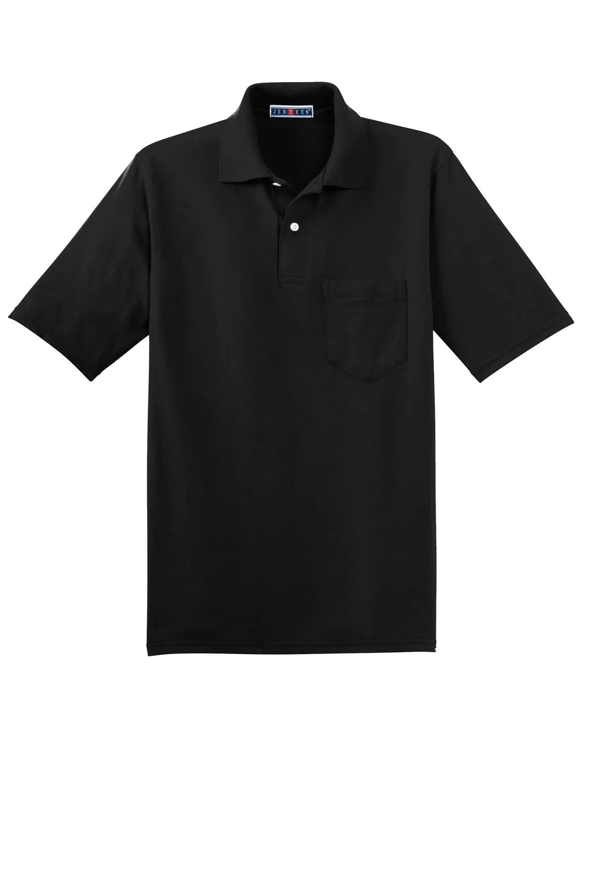 Jerzees -SpotShield™ 5.4-Ounce Jersey Knit Sport Shirt with Pocket. 436MP