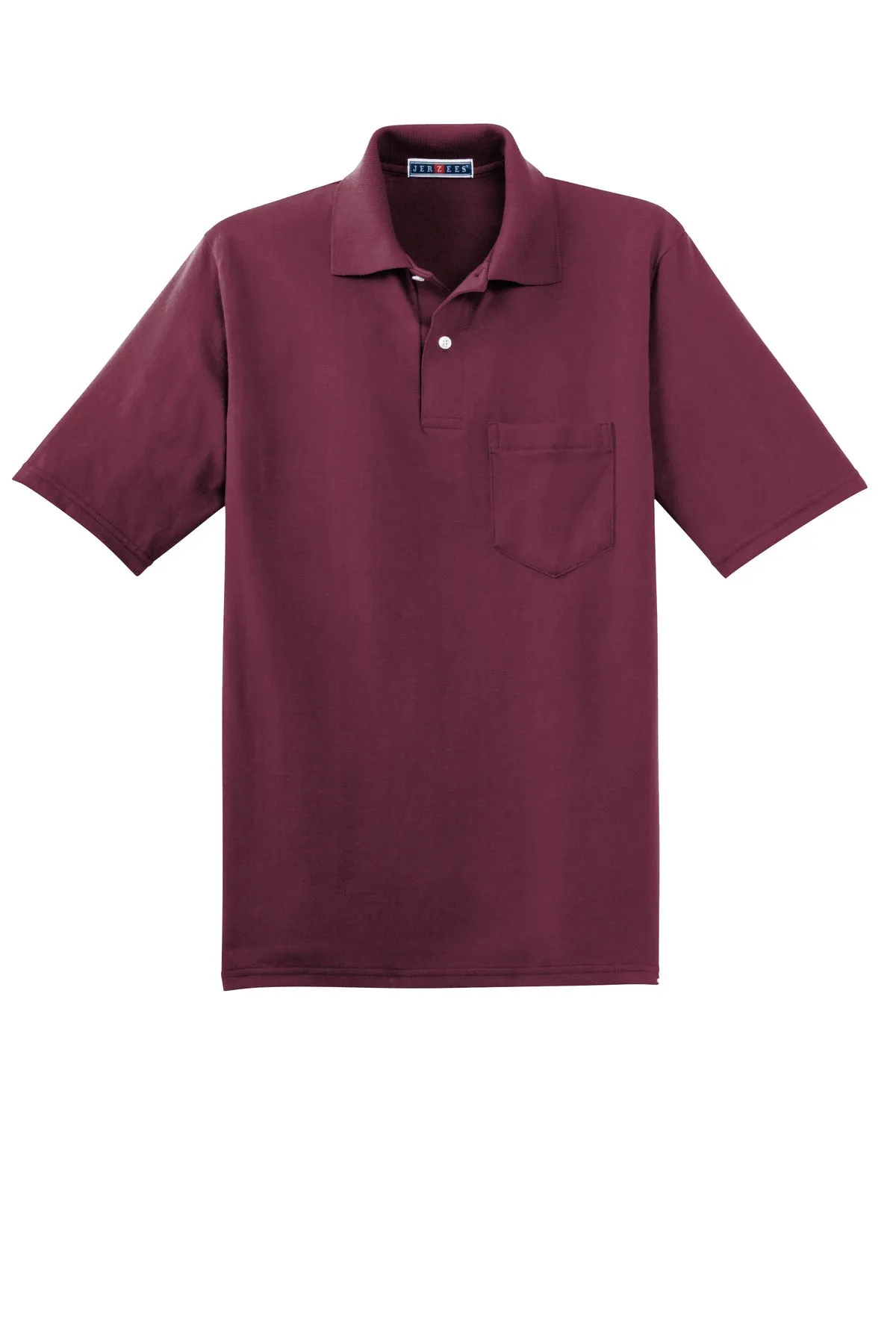 Jerzees -SpotShield™ 5.4-Ounce Jersey Knit Sport Shirt with Pocket. 436MP