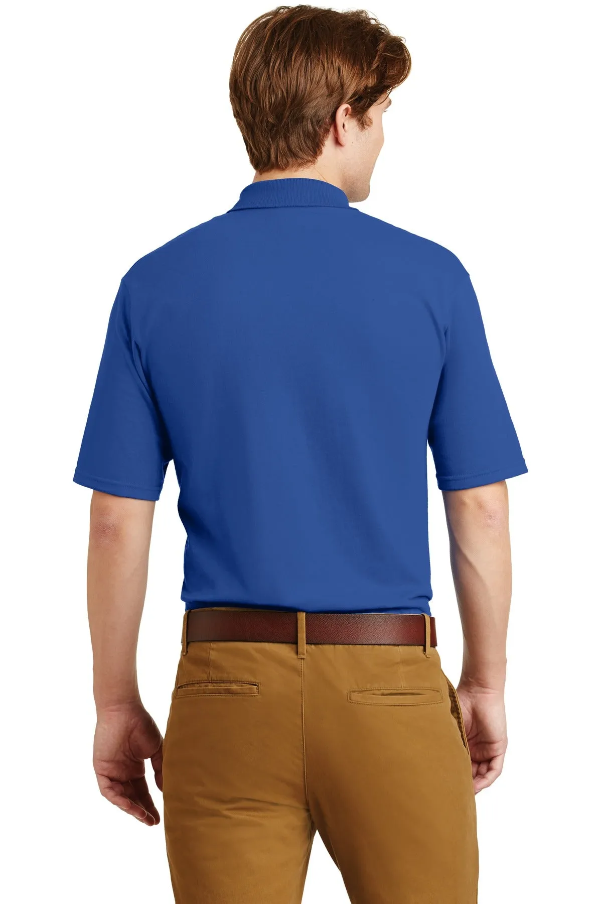 Jerzees -SpotShield™ 5.4-Ounce Jersey Knit Sport Shirt with Pocket. 436MP