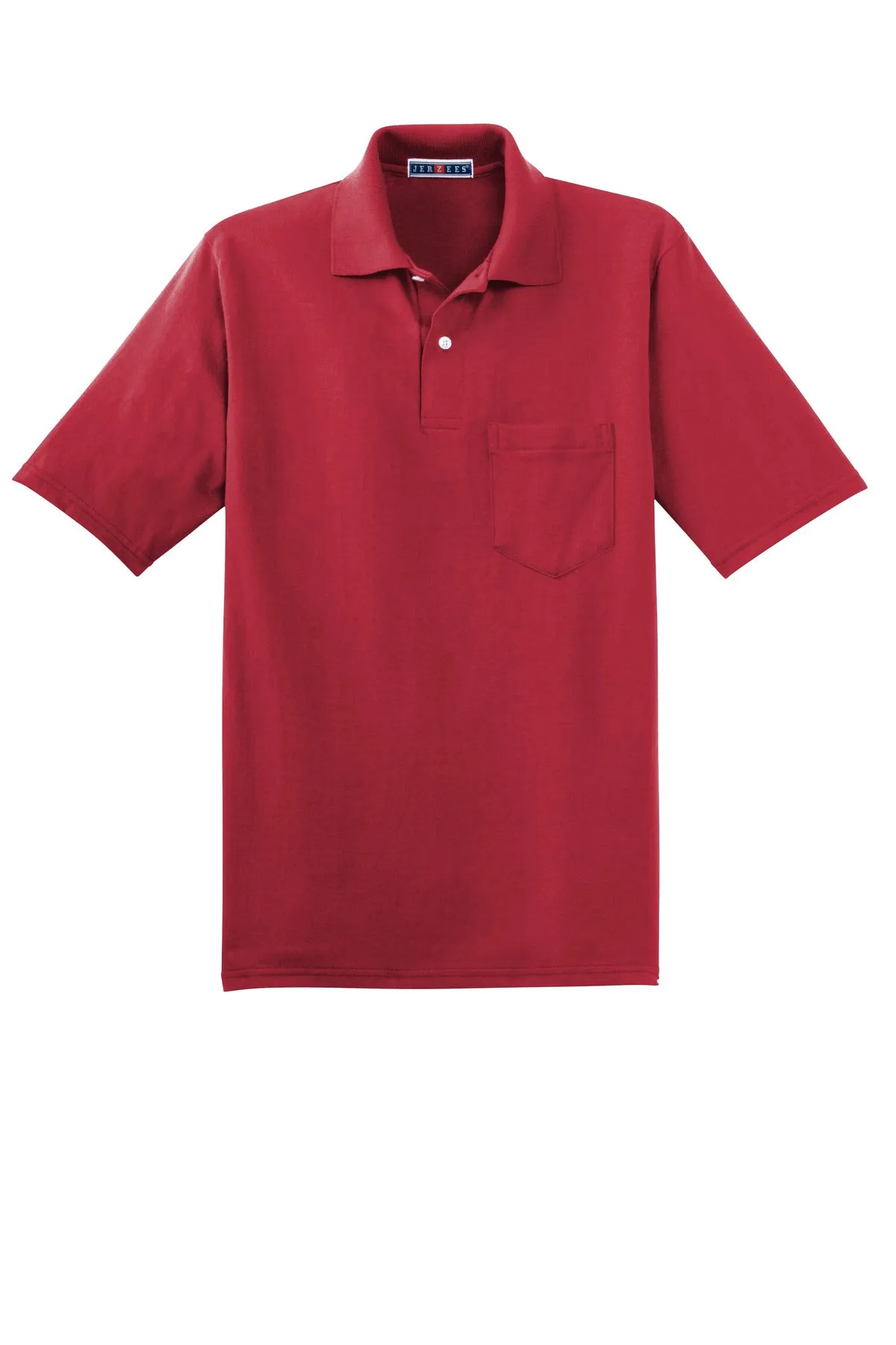 Jerzees -SpotShield™ 5.4-Ounce Jersey Knit Sport Shirt with Pocket. 436MP