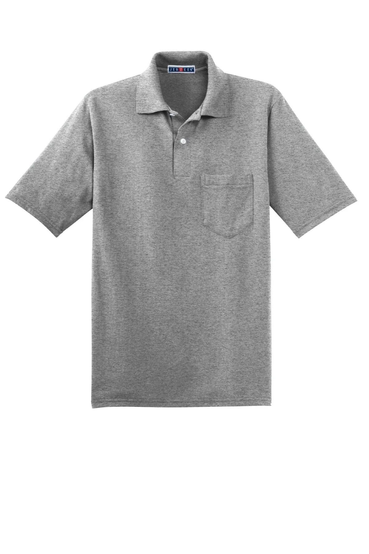Jerzees -SpotShield™ 5.4-Ounce Jersey Knit Sport Shirt with Pocket. 436MP