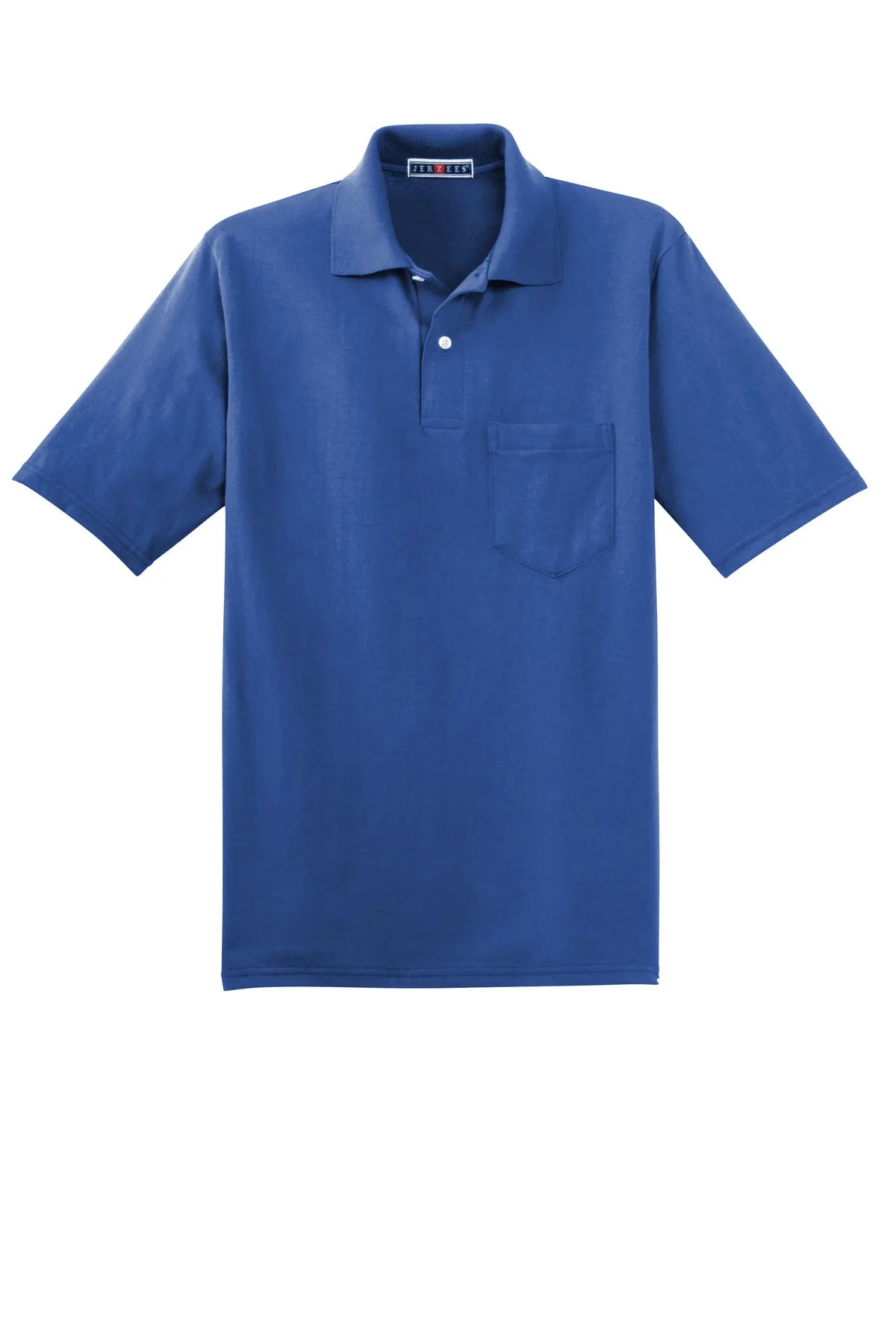 Jerzees -SpotShield™ 5.4-Ounce Jersey Knit Sport Shirt with Pocket. 436MP