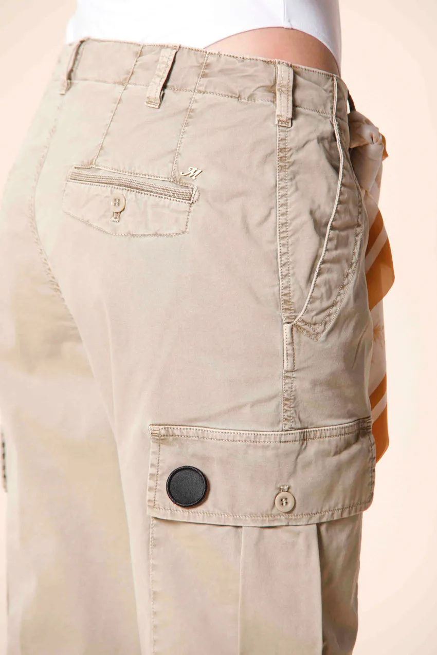 Judy Archivio W pantalone cargo donna in twill di cotone icon washes relaxed