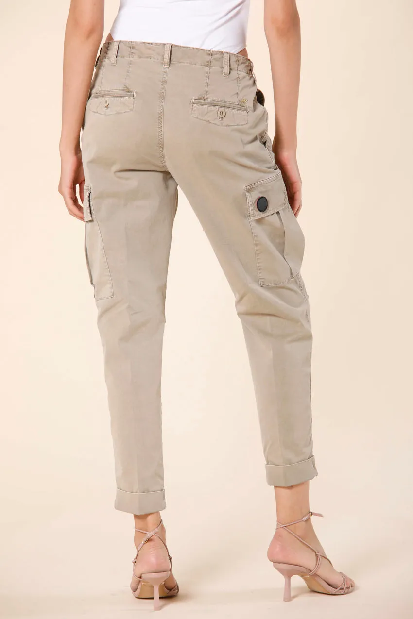 Judy Archivio W pantalone cargo donna in twill di cotone icon washes relaxed