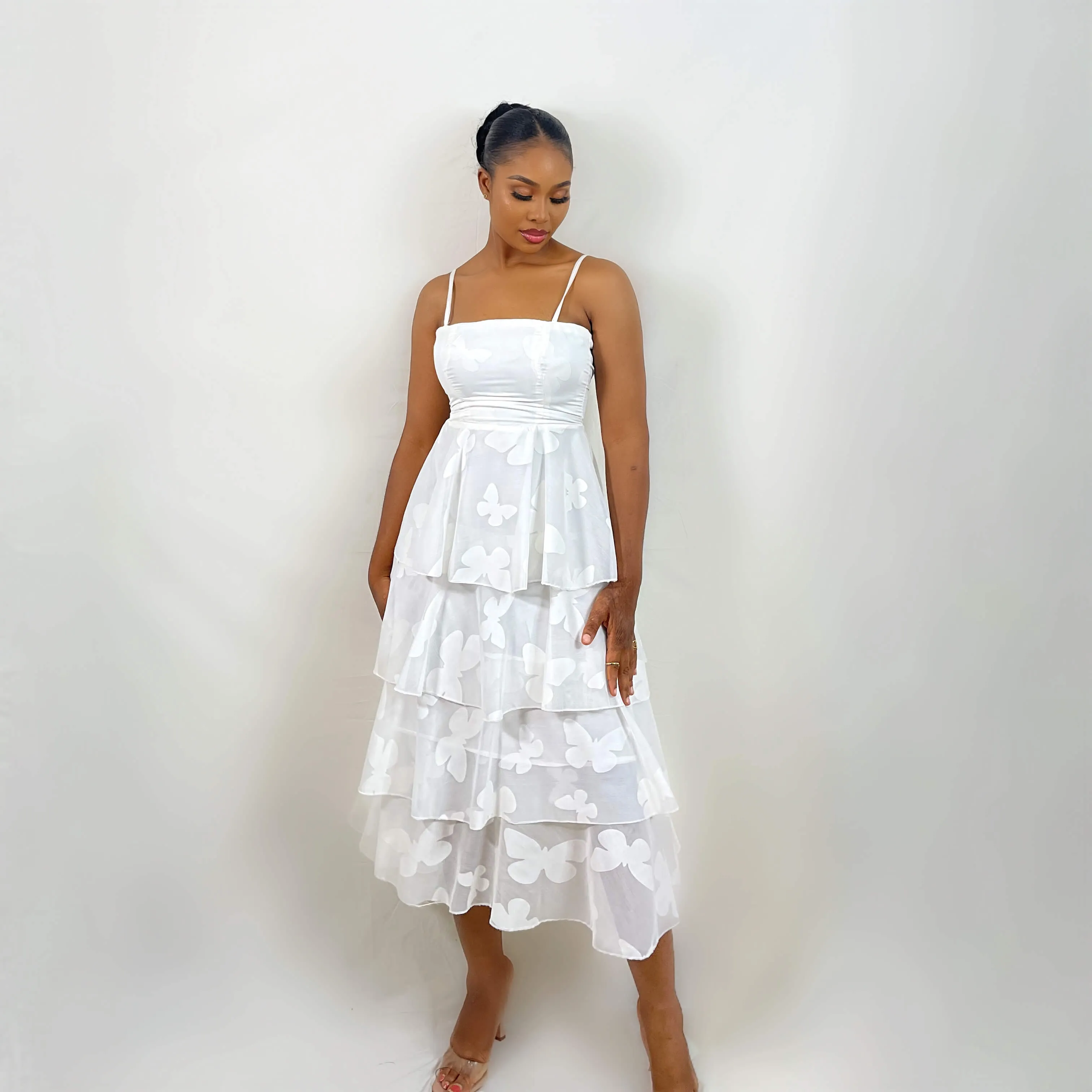 Kiko Tiered Midi Dress