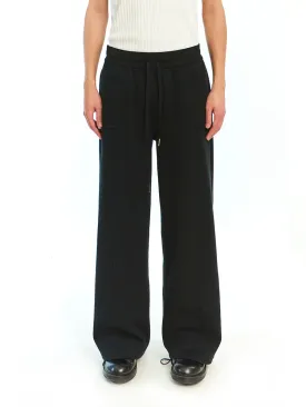 Knit Patchwork Casual Pants