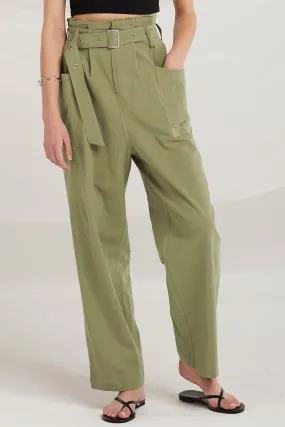 Lainey Paperbag Waist Utility Pants