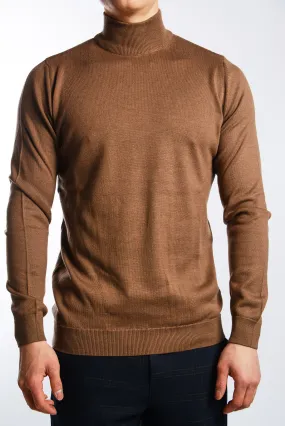 Leeds Slim Fit Mockneck Euro Sweater