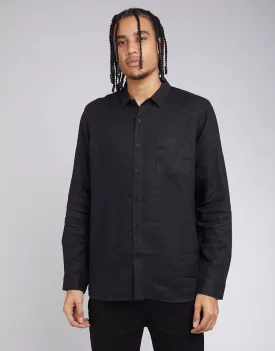 Linen Shirt - Black
