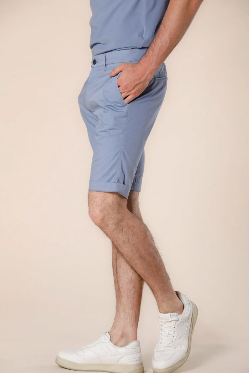 London bermuda chino uomo in gabardina stretch regular ①