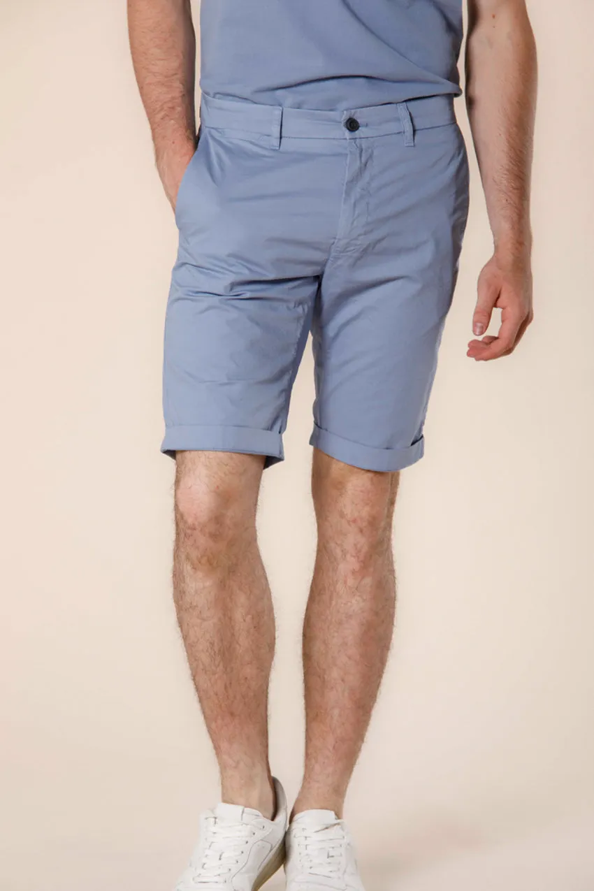 London bermuda chino uomo in gabardina stretch regular ①