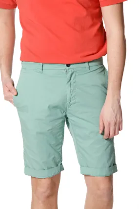 London bermuda chino uomo in gabardina stretch regular fit ①
