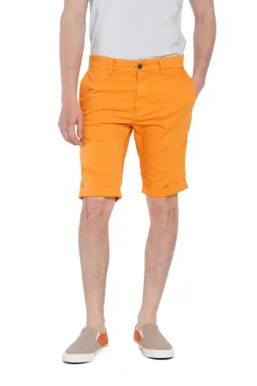 London bermuda chino uomo in gabardina stretch regular fit