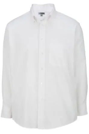Long Sleeve Oxford Shirt White