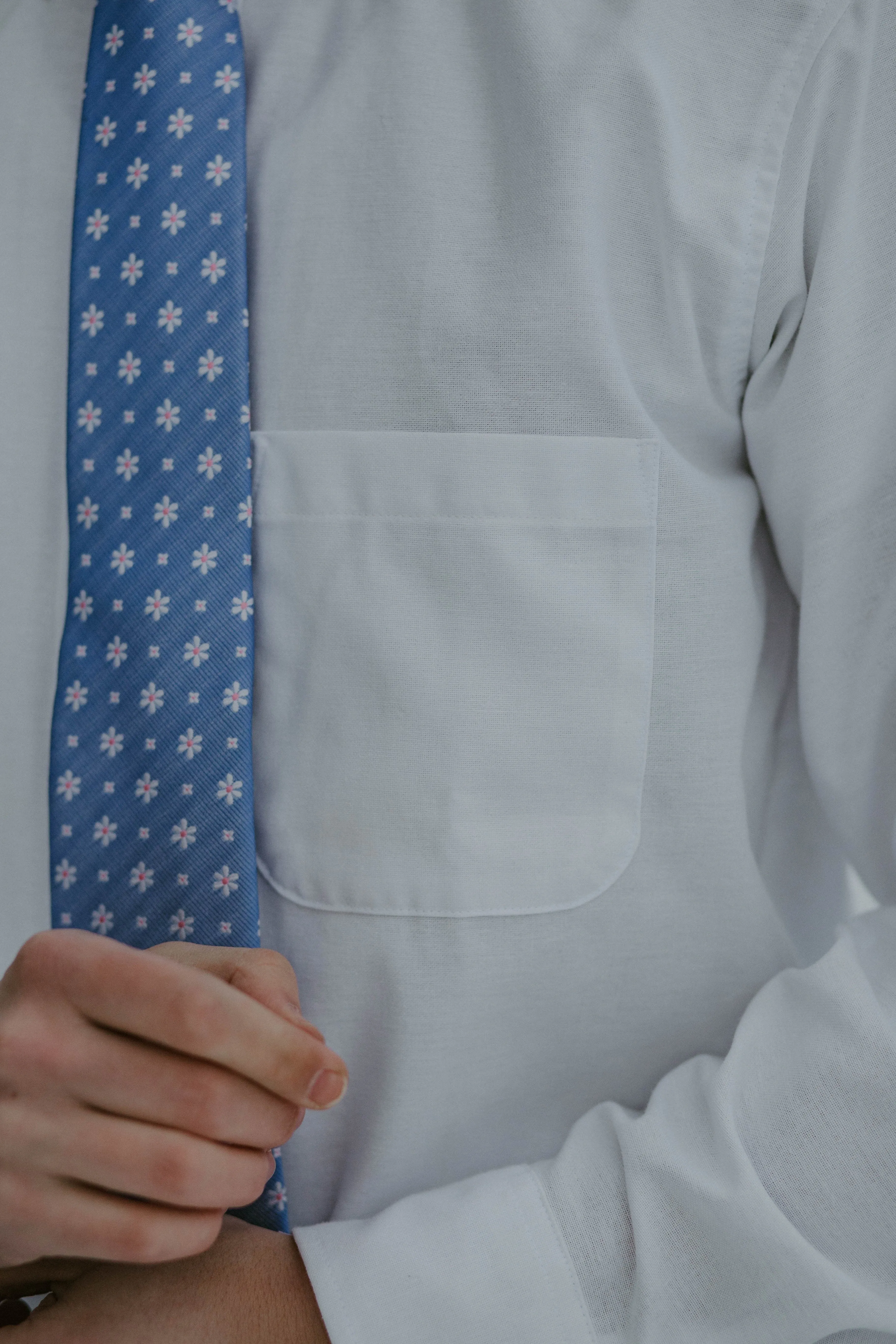 Long Sleeve Oxford Shirt White